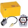 HELLA 6PT 009 309-451 Sensore, Temperatura refrigerante, 12V, 2a... poli, avvitato, con cavo