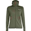 SALEWA AGNER HYBRID PL/DST HOODED JKT Felpa con Cappuccio Donna
