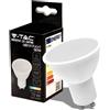 V-TAC PRO VT-271 Lampadina faretto spot led chip samsung SMD 10W GU10 100° bianco freddo 6500K satinato - SKU 21880