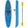 ROMARK Kayak - Canoa da 267 cm - 1 gavone + 1 pagaia + 1 seggiolino + 1 ruotino VARI COLORI mare sport lago