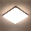 Comely Plafoniera LED Soffitto Quadrata 36W, Lampada da Soffitto LED Moderno 4000K 3300LM IP44 Impermeabile Plafoniere da Ufficio Luce Soffitto per Bagno Camera da Letto Cucina Balcone Corridoio