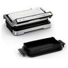 Moulinex Optigrill 4in1 XL, Griglia Elettrica, Barbecue e Forno in Unico Dispositivo, Pasto Completo, Capacità 6-8 Persone, Indicatore di Cottura, 12 Programmi Automatici, Piastre Antiaderenti, GI784D