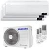 SAMSUNG WINDFREE ELITE CONDIZIONATORE TRIAL SPLIT 7000+7000+12000 BTU WIFI A+++