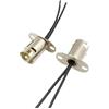 CGEAMDY 2 Pezzi Portalampada Adattatore Cablaggio per Auto, LED Lampadina Auto Freno Lampada Estensione Filo Zoccolo Titolare Connettore, Adattatore Cablaggio per Luce Del Freno(BA15D)