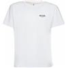 MOSCHINO T-Shirt da Uomo Bianca con Logo Nero XL