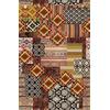 vilber Bohemian Kilim 2494 Tappeto, vinile, Multicolore, 100 x 153 x 0.2 cm