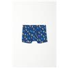 Tezenis Boxer Basic Bimbo In Cotone Colorato Bambino Blu