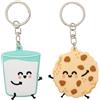 Mr. Wonderful - Set of 2 keyrings - Glass of milk and cookie