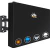 Zettum Cover TV per TV da 28-32 pollici, Cover Proteggi Schermo TV Rivestimento Esterno in PU Oxford 600D Proteggi Schermo Resistente e Impermeabile per TV (Nero)
