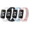 Msksjer 4 pezzi Bracciale Compatibile con Xiaomi Smart Band 8 Active/Redmi Smart Band 2 per le Donne Uomini, Sport Silicone Watch Sostituzione Cinturino di Ricambio per Xiaomi Mi Band 8 Active