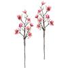 Flair Ramo di Magnolia Artificiale di Magnolia, Bouquet di Fiori Artificiali, Decorazione per la Stanza, Delicata Decorazione Primaverile, Ramo Singolo, boccioli, Fiori di Seta, Fiori Artificiali