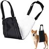 NyxSeat 1 imbracatura regolabile per l'elevazione dei cani, imbracatura di supporto per ripristinare la debolezza nella zampa posteriore, adatta per sostenere cani anziani, feriti e disabili (nero)