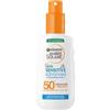 Garnier Ambre Solaire Kids Advanced Sensitive Ceramide Protect Spray 150ml Spf50+ Garnier