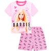 Barbie Pigiama ufficiale Mattel rosa da bambina, rosa, 7-8 Years