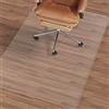 NATRKE Tappetino per sedia per protezione di pavimenti duri trasparente PVC in legno di protezione per pavimenti per ufficio a casa (92 x 122 cm)