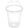DOT Horeca Solutions 100 Bicchieri con coperchi cupola PET trasparenti monouso 350 ML tacca 0,3 alta qualità usa e getta bicchiere macedonia bevande frappè cocktail granite gelati coperchio