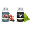 Yankee Candle Candela profumata in giara grande, Delizia al gelso e ai fichi, Durata Fino a 150 Ore & Candela profumata | Giara grande Notte di Mezza Estate