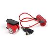Majestic LK50, Lucchetto per Biciclette e monopattini Unisex Adulto, Rosso, Small