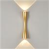 KRUIHAN Su e Giù per la Parete Lampada da Parete in Oro Luci da Parete per Interni Lampada da Parete a LED per Soggiorno,Corridoio,Lampada da Comodino,Camera da Letto,Lampada Proch (35CM Luce Calda)