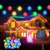 Realky Luci Solari da Giardino, 30LED/8.1M/8Modalità Catena Luminosa Esterno, IP65 Impermeabile Luci Esterno Energia Solare per Festa, Campeggio, Balcone, Matrimonio, Gazebo(Multicolore+ Funzione di Memoria)