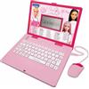 Lexibook, Barbie, Portatile educativo e bilingue in inglese/italiano, Giocattolo per bambini con 124 attività per imparare, giochi e musica, Rosa, JC598BBi5