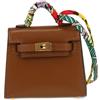Hermès Pre-Owned - Borsa a mano Kelly Twilly two-way 2022 - Donna - pelle - Taglia unica - Marrone