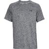 Under Armour UA Tech 2.0 SS Tee, T-Shirt Uomo, Carbon Heather/Black, XL