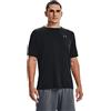 Under Armour UA Tech 2.0 SS Tee, T-Shirt Uomo, Steel Light Heather/Black, XL