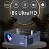 XGODY Mini Proiettore UHD 1080P 4K TV Videoproiettore LED 12000 Lumens Portatile HDMI