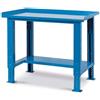 Fami Banco da lavoro per officina 1024 x 750 x 732-1107 H - piano in acciaio- FAMI - WORK UP Blu