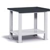 Fami Banco da lavoro per officina 1031 x 705 x 855 H - piano in acciaio - FAMI FBG01S1000F00PD - Antracite/Grigio - Smontato