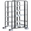Kongamek Carrello grigio scuro con freno 5 Ripiani 477x638x1850 - Kongamek KM168-5HS-ERGO
