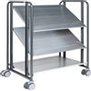 Kongamek Carrello grigio scuro con freno, 3 Ripiani regolabili - Kongamek KM168-3LM-ERGO