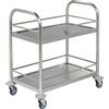 Kongamek Carrello in acciaio inox con freno per bambini 700x400x780 Kongamek KM60357-MIDI