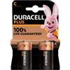 Duracell Batteria Duracell Plus C Alcalina 1.5V confezione da 2 batterie - LR14/MN1400