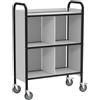 Kongamek Carrello per archivio con 3 ripiani Nero LxPxH(mm) 780x345x1115 Kongamek KM158-S