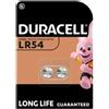 Duracell Batterie a bottone Alcalina 1,5V, blister con 2 pile - DURACELL LR54