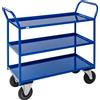 Kongamek Carrello robusto in lamiera 3 ripiani Blu KM4134-B Kongamek