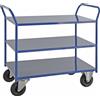 Kongamek Carrello robusto in lamiera 3 ripiani Blu KM4169-B Kongamek