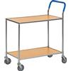 Kongamek Carrello tavolo piccolo con 2 ripiani laminati Kongamek KM1720-BO