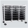 Kongamek Carrello contenitore con freno, Bianco LxPxH(mm) 950x420x1205 - Kongamek KM154