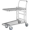 Kongamek Carrello contenitore spesa impilabile con ripiano alto - Kongamek KM4202-E3