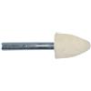 Rosver Feltro su gambo per pulitura e lucidatura a specchio D.15xH.20 G.3 Rosver 10 pz