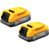 Dewalt Kit 2 Batterie 18V XR Powerstack Compact - Dewalt DCBP034E2-XJ