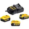 Dewalt Kit 3 Batterie 18V XR 5.0Ah - Dewalt DCB115P3-QW