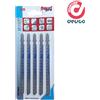 Freud Set 5 lame per seghetto Freud PRO - FT318AF in combinazione bimetallica di HCS e HSS attacco Aeg - Bosch - Casals