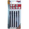 Freud Set 5 lame per seghetto in acciaio da usare su materiali morbidi come legno, pannelli laminati o plastici - Freud - FT144DP