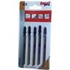 Freud Set 5 lame per seghetto in acciaio per materiali morbidi come legno, pannelli laminati o plastici - Freud - FT101D