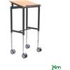 Kongamek Tavolo con ruote e altezza regolabile Faggio/Grigio Scuro Kongamek KM159-S-ERGO