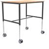 Kongamek Tavolo con ruote e altezza regolabile, Faggio/Grigio Scuro Kongamek KM159-L-ERGO